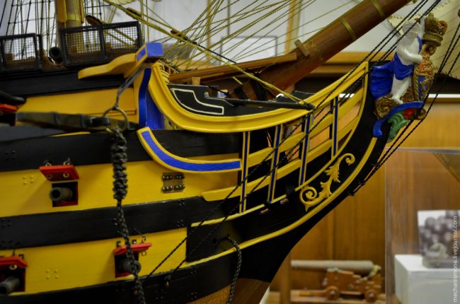 Экскурсия по музею моделей кораблей