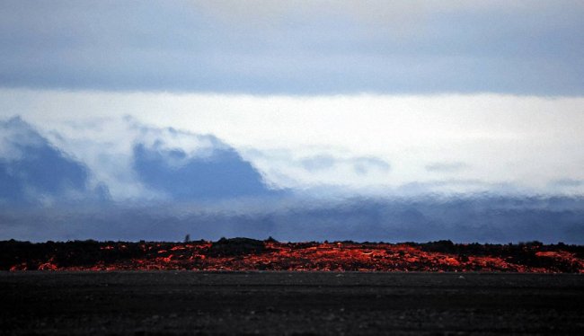 Проснувшийся вулкан Bardarbunga