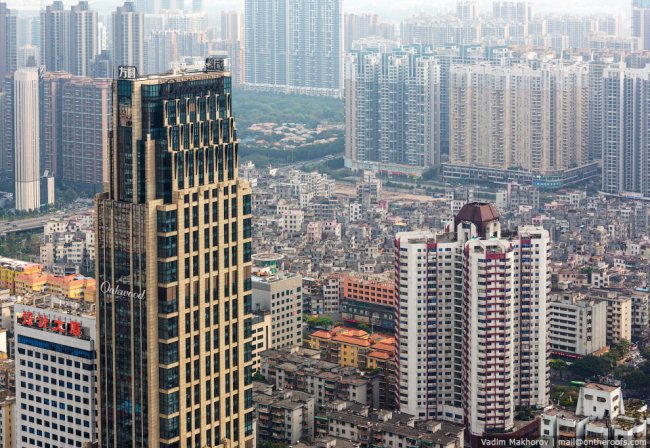 Крыши и трущобы Гуанчжоу