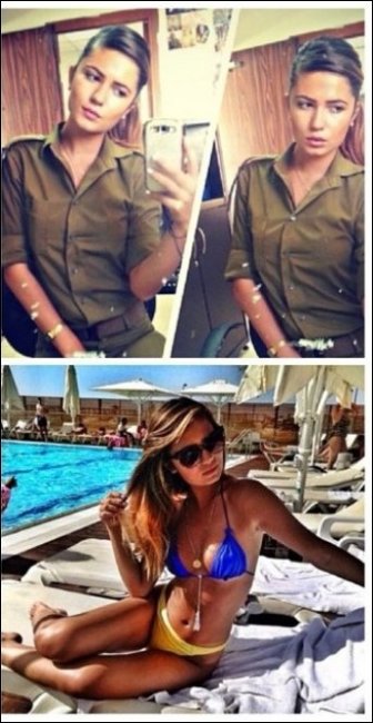 Девушки армии Израиля на службе и дома