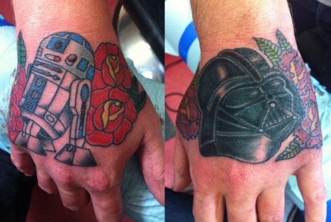 Татуировки на тему Star Wars