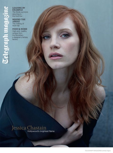 Джессика Честейн в Telegraph Magazine