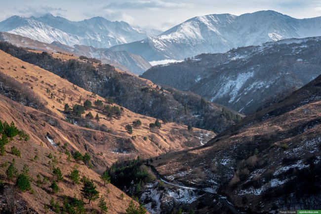 Путешествие по зимней Чечне 2015