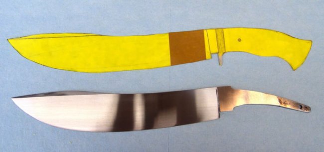 Фотоотчет по изготовлению ножа