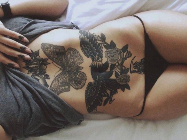 Сексуальные девушки с татуировками