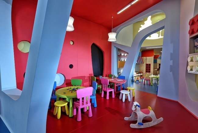 Детский сад в Греции интерьер как часть игры