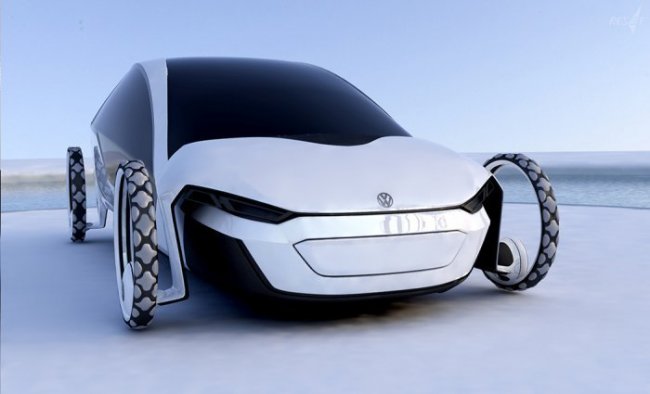 Концепт-кар Volkswagen RESeT на солнечных батареях
