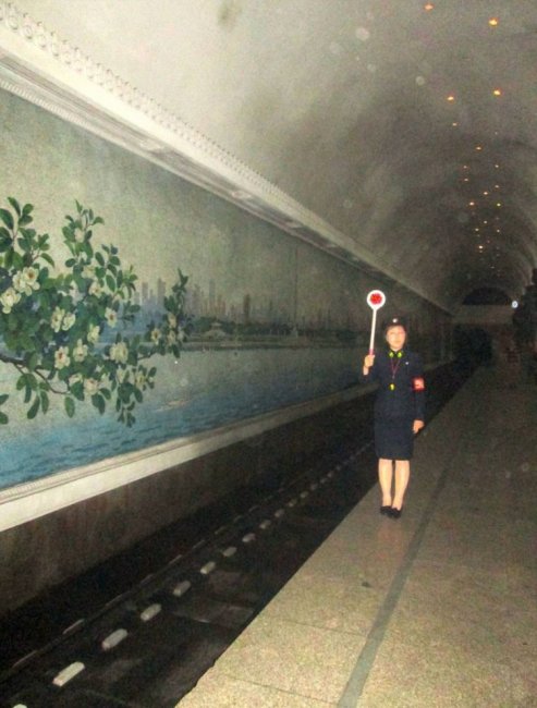 Подземка Пхеньяна глазами иностранной туристки