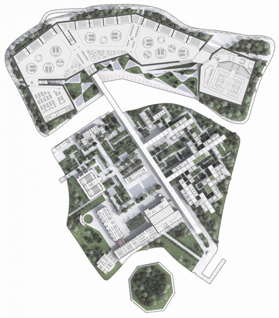 Концепт-проект университетского городка на острове в Венеции