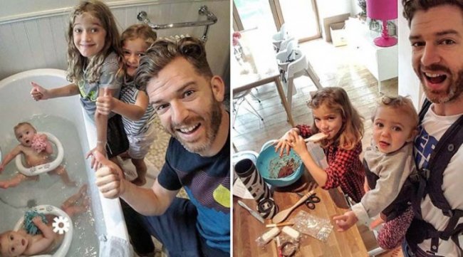 Веселый Instagram отца 4-х дочерей