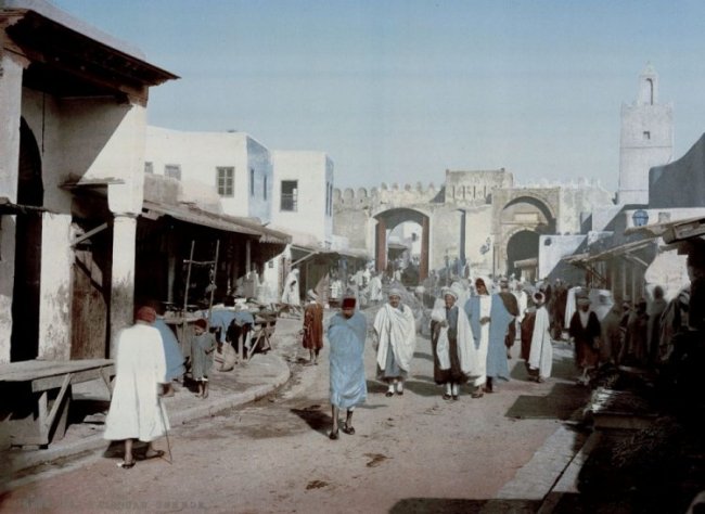 Цветные снимки Туниса конца XIX века
