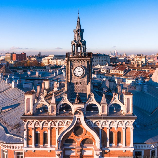 Фотограф полгода снимал Москву с коптера