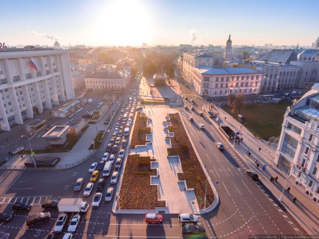 Фотограф полгода снимал Москву с коптера