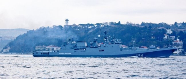Адмирал Григорович идёт в Средиземное море