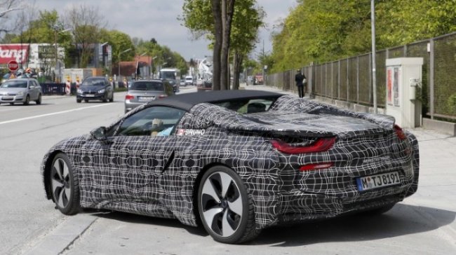 Совсем скоро на дорогах появится новый BMW i8 Spyder