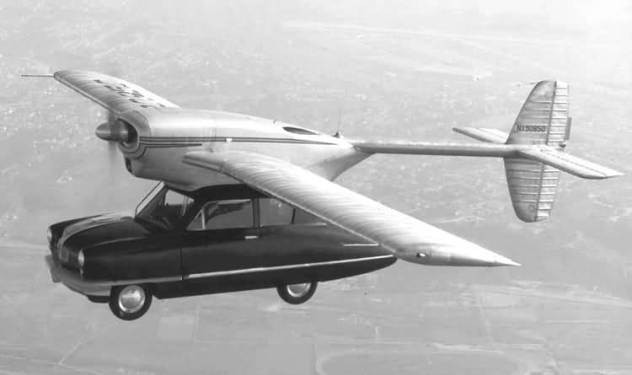 Летающие автомобили, которые существовали на самом деле (10 фото)