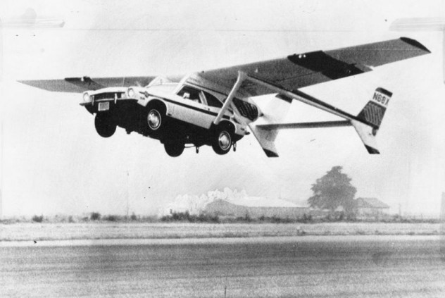 Летающие автомобили, которые существовали на самом деле (10 фото)