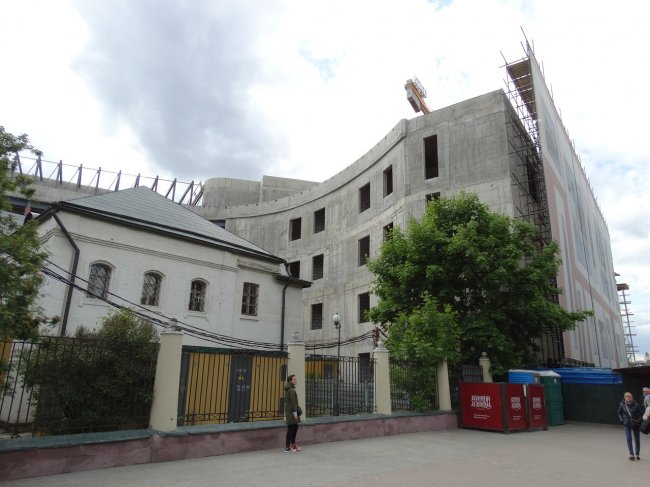 Ход строительства нового корпуса Третьяковской галереи
