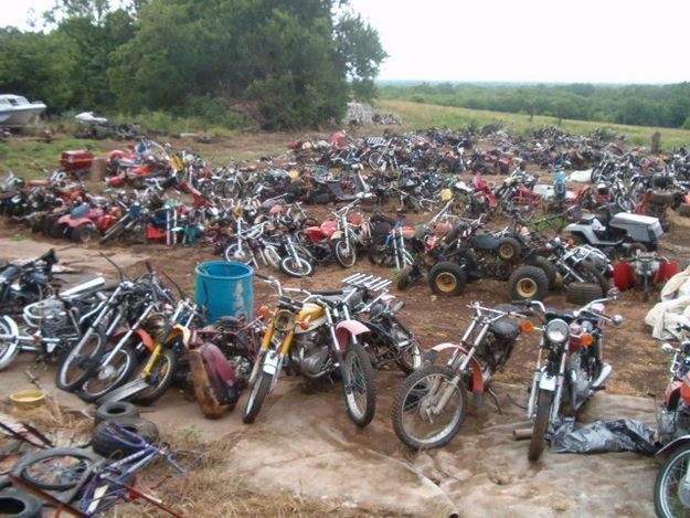 Кладбище мотоциклов в США