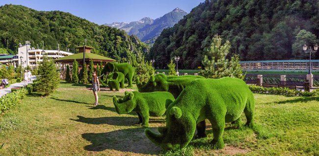 Парк «Зеленая Планета» в Сочи