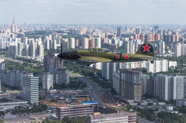 Перелёт восстановленного штурмовика Ил-2 из Жуковского в Кубинку