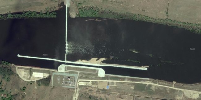 Реконструкция гидроузлов Белоомут и Кузьминск - взгляд из космоса