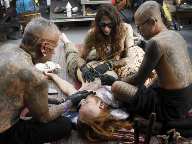Фестиваль татуировок в столице Великобритании