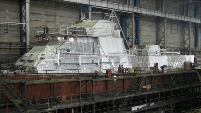 Строительство ракетного катера на ССЗ Вымпел