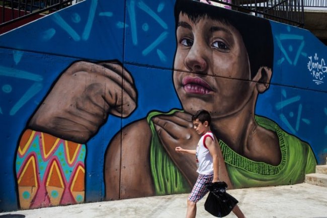 Стрит-арт в Медельине