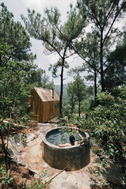 Домик для отдыха во вьетнамском лесу