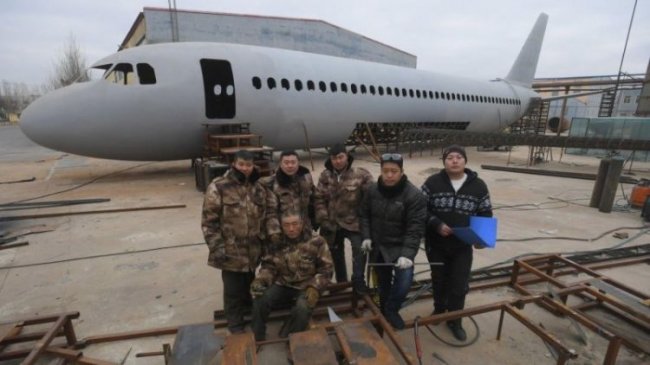 Китайские умельцы собрали самолет Airbus A320