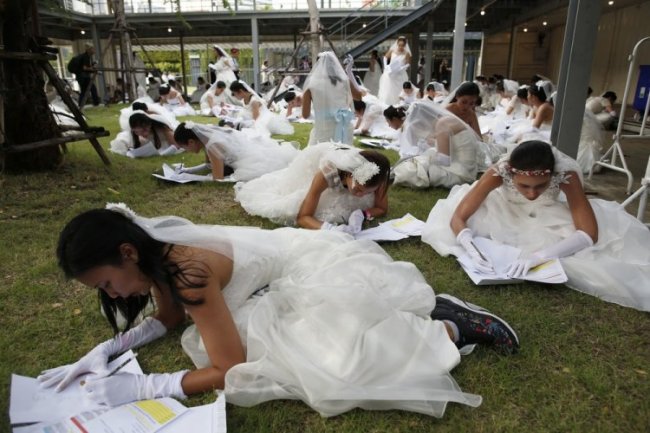 Забег невест в Бангкоке