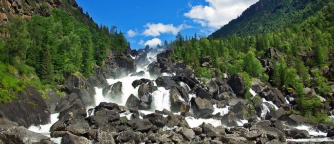 Самый высокий водопад в России