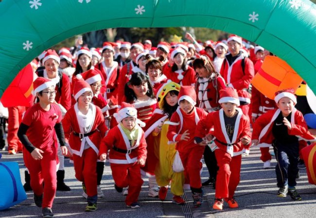 Праздничный «Tokio Santa Run»