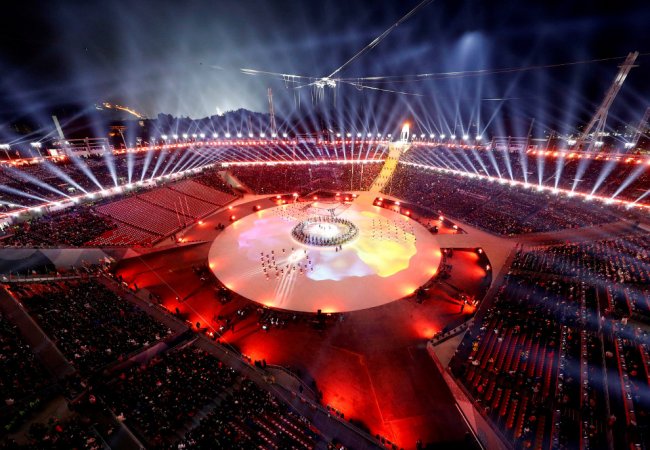 Закрытие Олимпиады в Пхенчхане