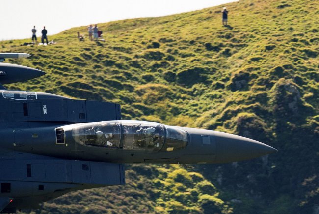 Необычный взгляд на истребитель F-15E Strike Eagle