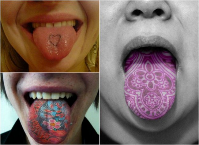 Новый модный тренд: татуировки на языках