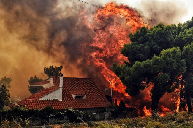 Пожары 2018. Греция