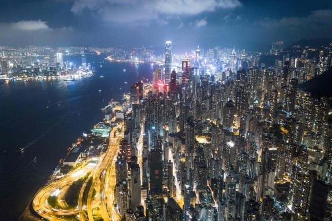 Гонконг с высоты