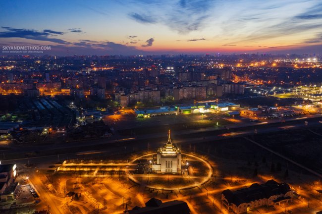 Киевские рассветы и закаты с высоты