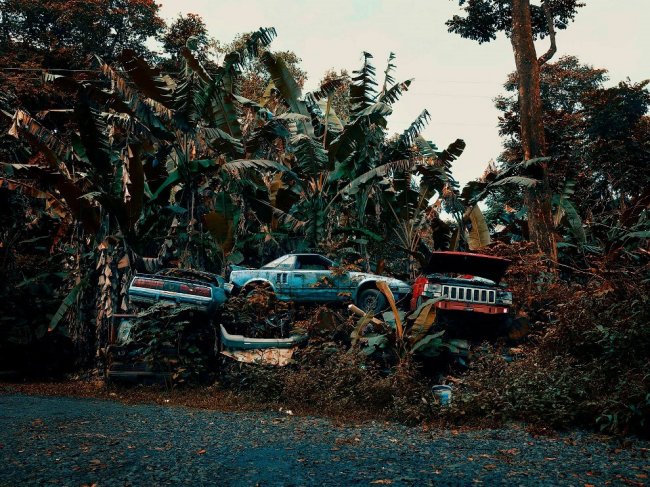 Кладбище автомобилей на Гавайях