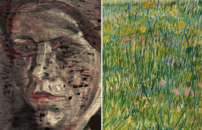 Портрет, обнаруженный под «Клочком травы» Ван Гога (8 фото)