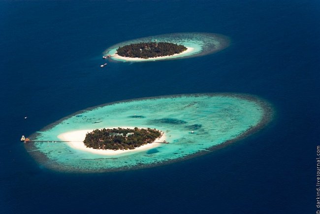 Мальдивы с высоты