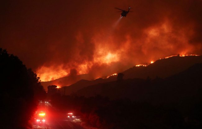 Пожары в Калифорнии 2020