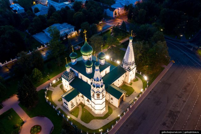 Ярославль с высоты — столица Золотого кольца России