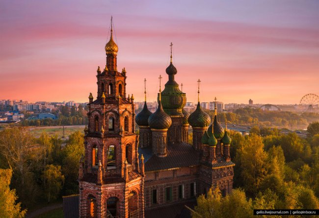 Ярославль с высоты — столица Золотого кольца России