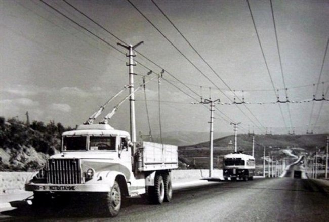 грузовики СССР на электротяге