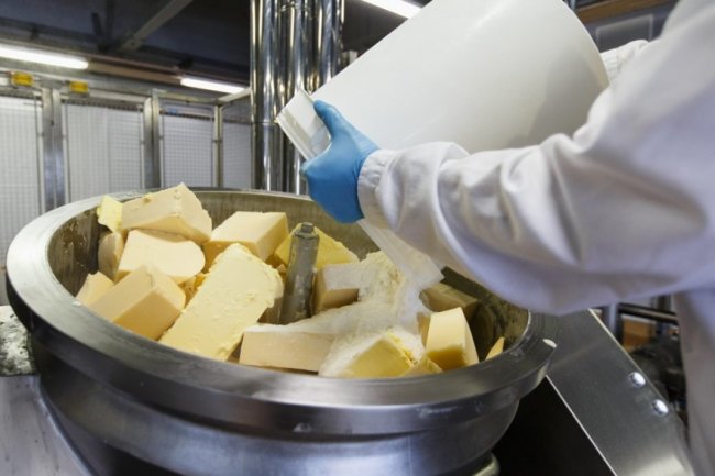 Процесс изготовления плавленного сыра