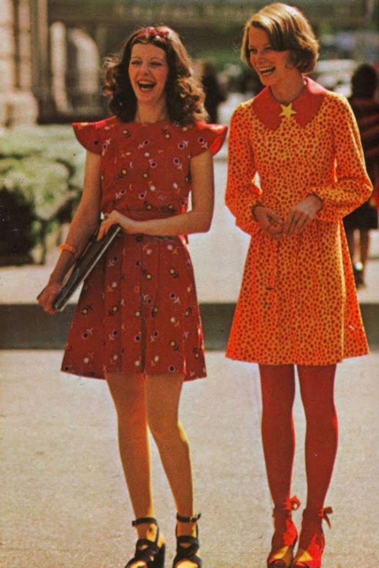 Модные платья 70 80 годов
