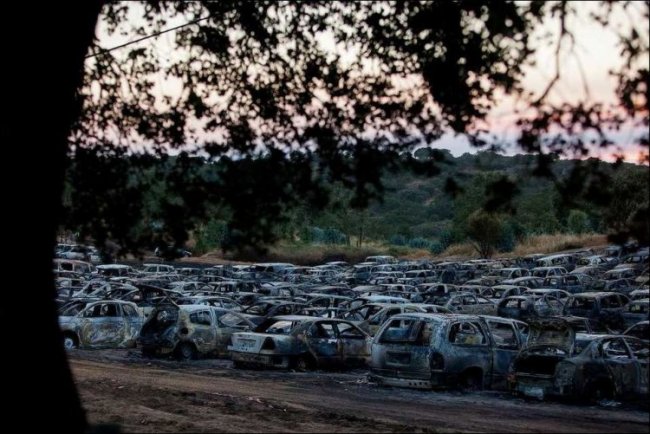 На музыкальном фестивале сгорели 422 автомобиля